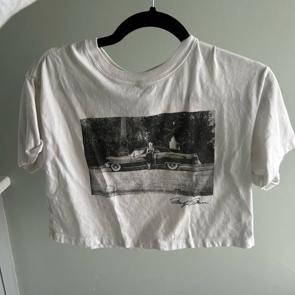 Marilyn Monroe Vintage inspired cropped tee